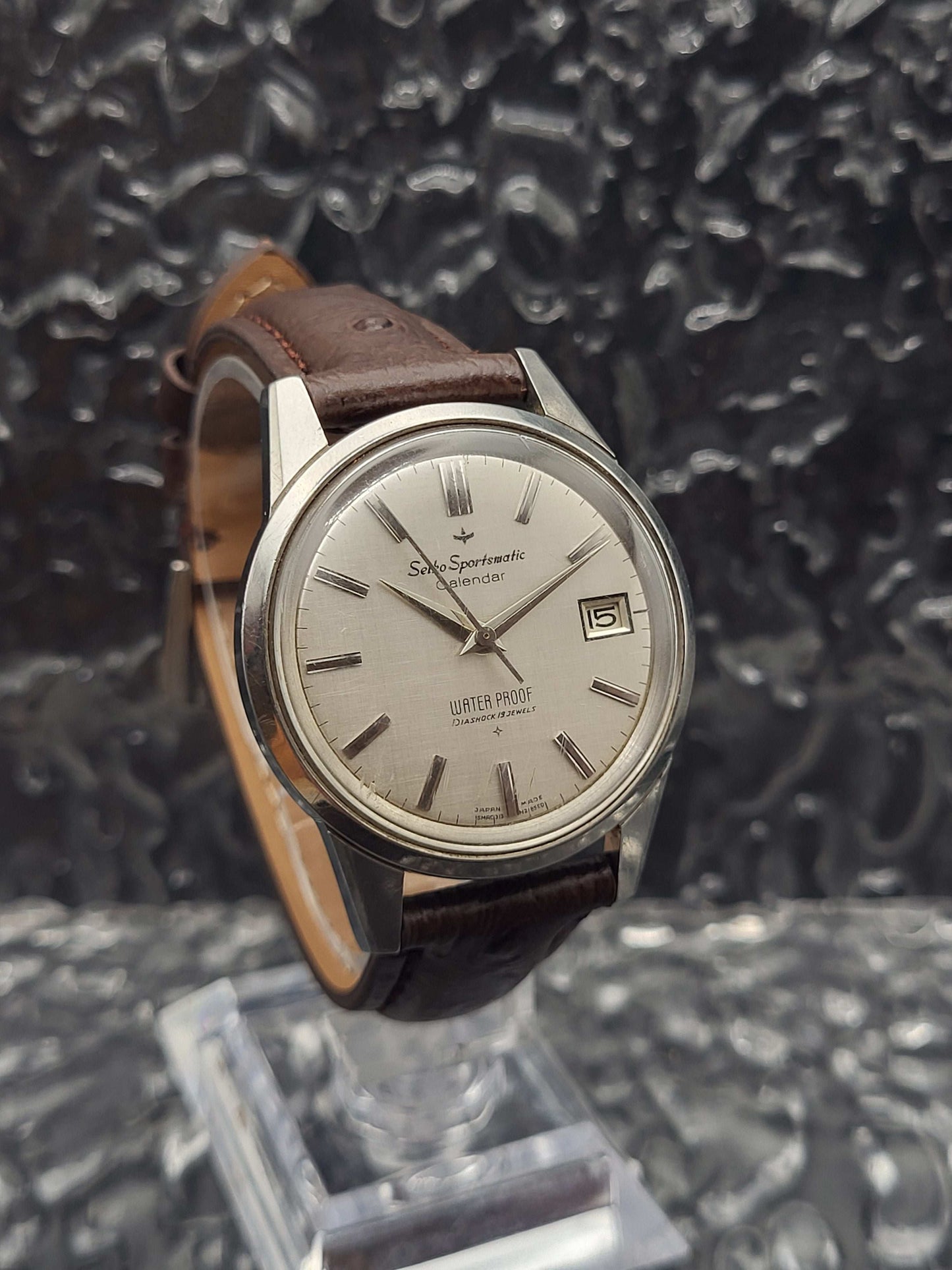 Seiko Sportsmatic Calendar - Ref. J13057 - Linen Wijzerplaat