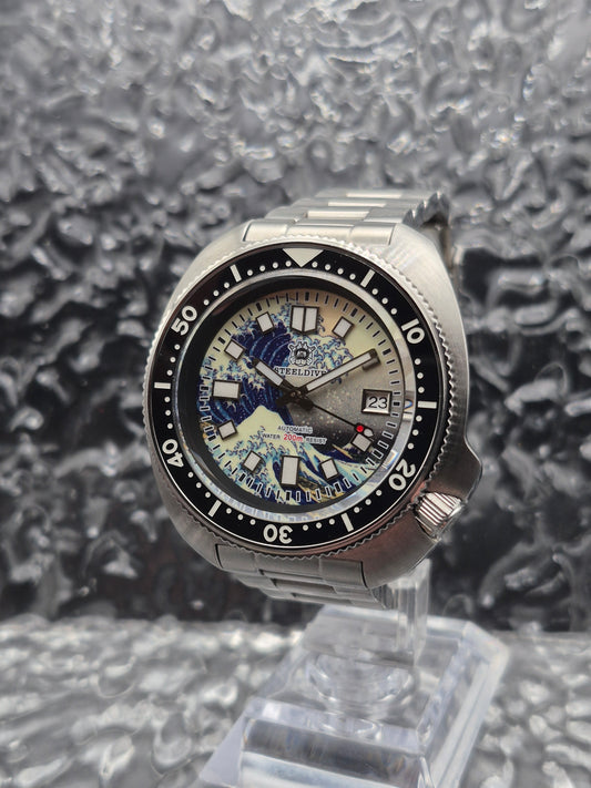 Steeldive Willard 'Kanagawa Wave' Ref. SD1970 Full Set Automatic NH35 Movement