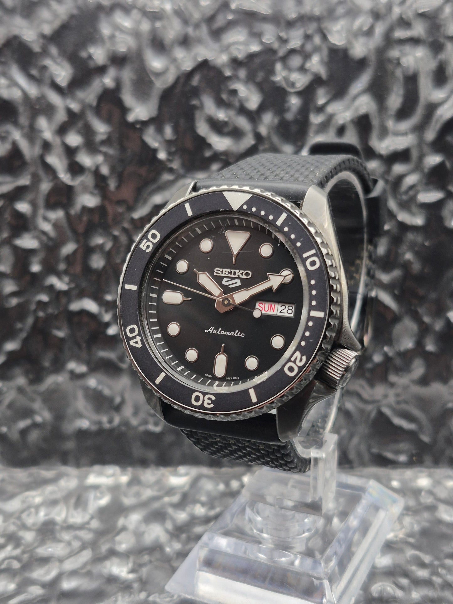 Seiko 5 Sports Ref. SRPD65K1 - 4R36-07G0 Black Case Automatic