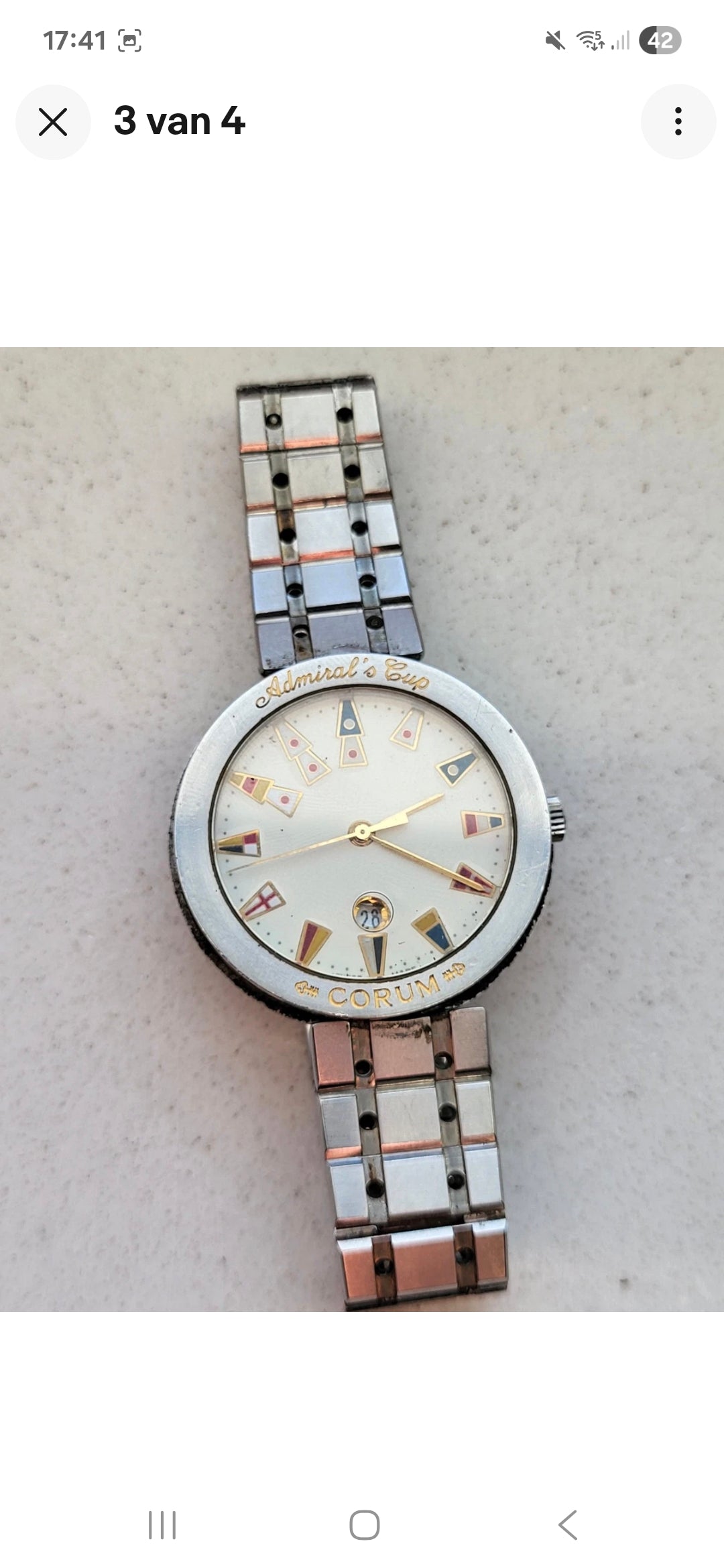 Corum Admirals Cup - Ref. 99.810.21 - Quartz - Mens Watch - Read Descr. - Red Robin Watches