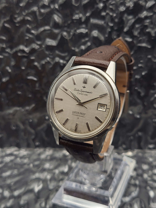 Seiko Sportsmatic Calendar - Ref. J13057 - Linen Wijzerplaat