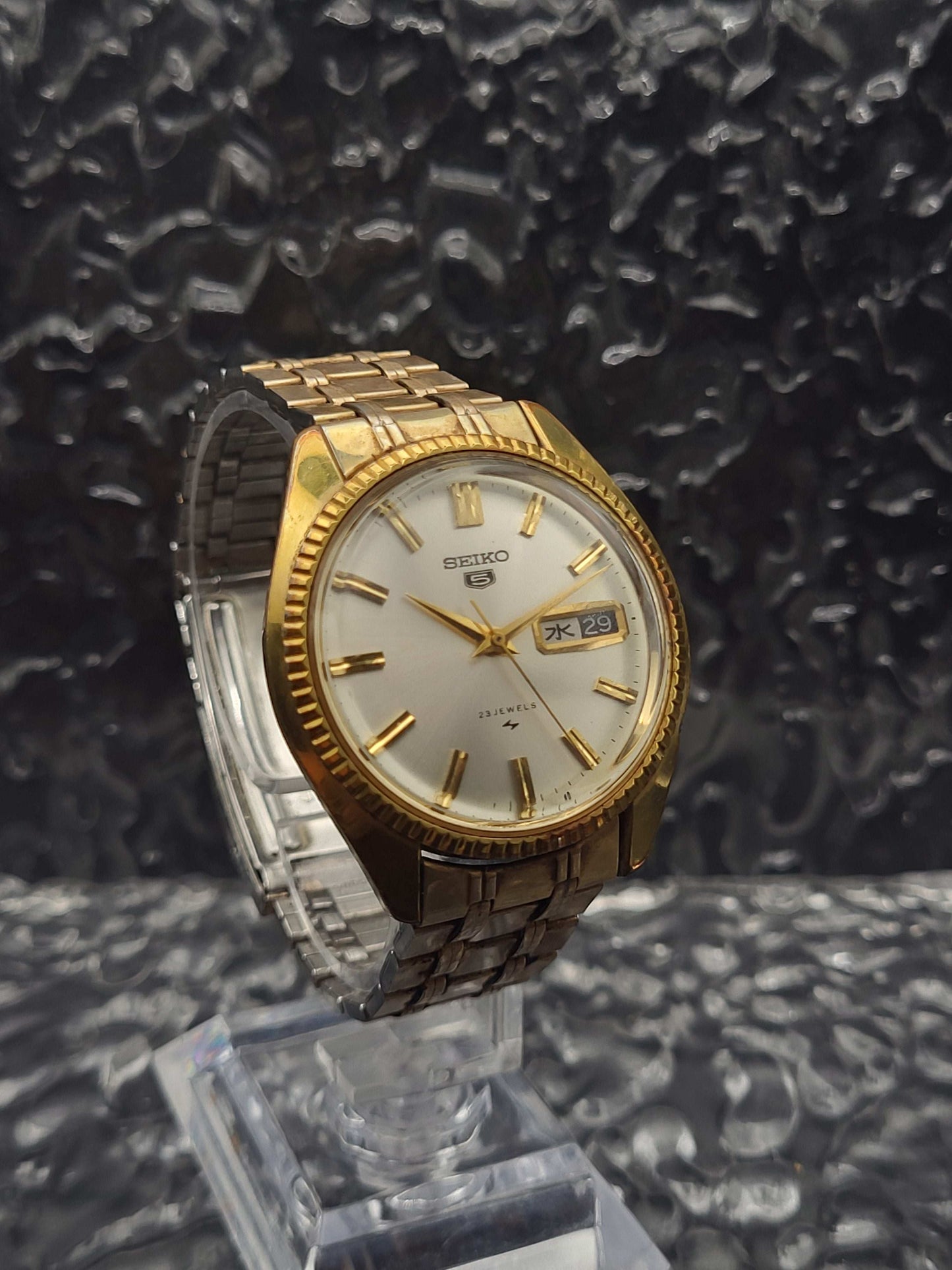 Seiko 5 - Ref. 5126-8050 - Fluted Bezel - Automaat