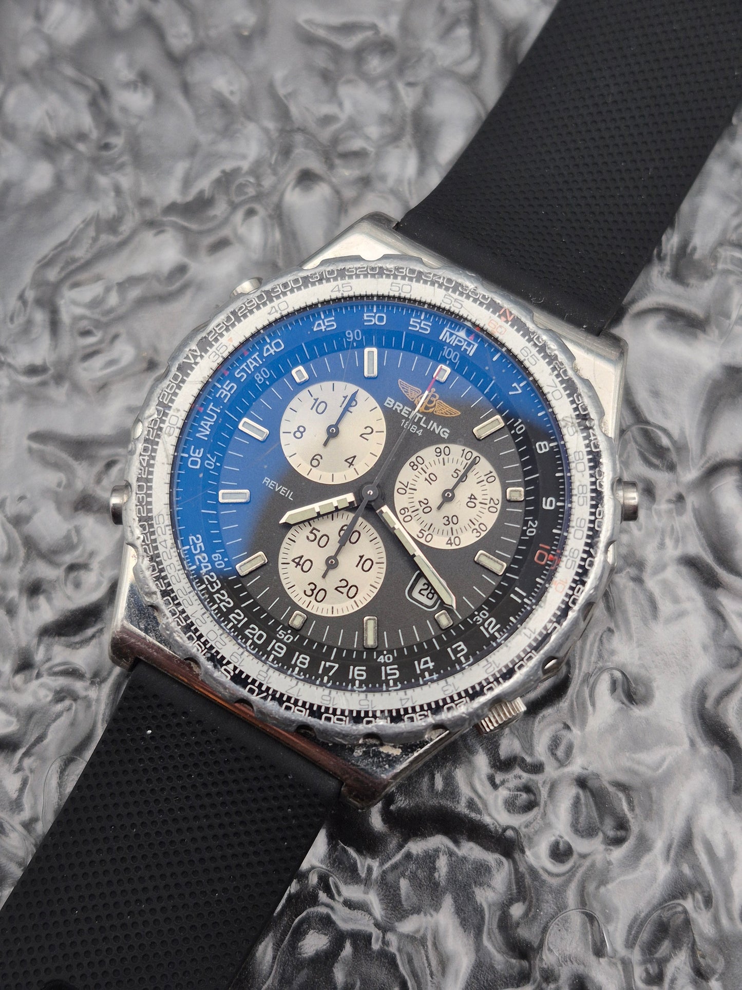 Breitling Jupiter Pilot Ref. A59028 Quartz Panda Dial - With Papers And Bracelet