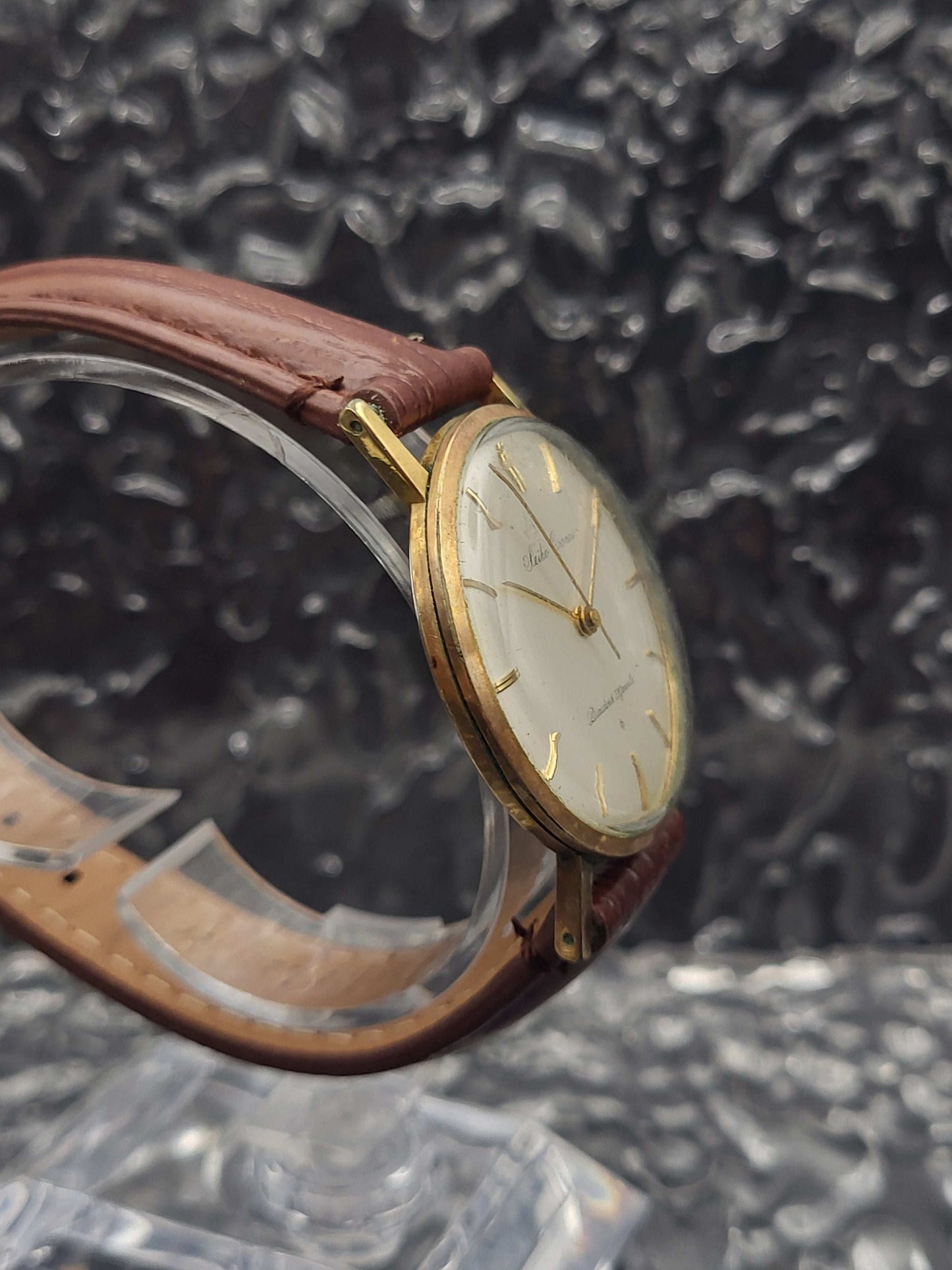 Seiko Cronos - Diashock 23j - Manual - Goudkleurig
