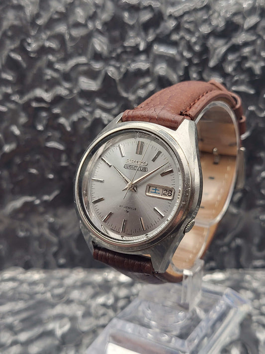 Seiko 5 Actus - Ref. 7019-7060 - Blauwgrijs - Kanji