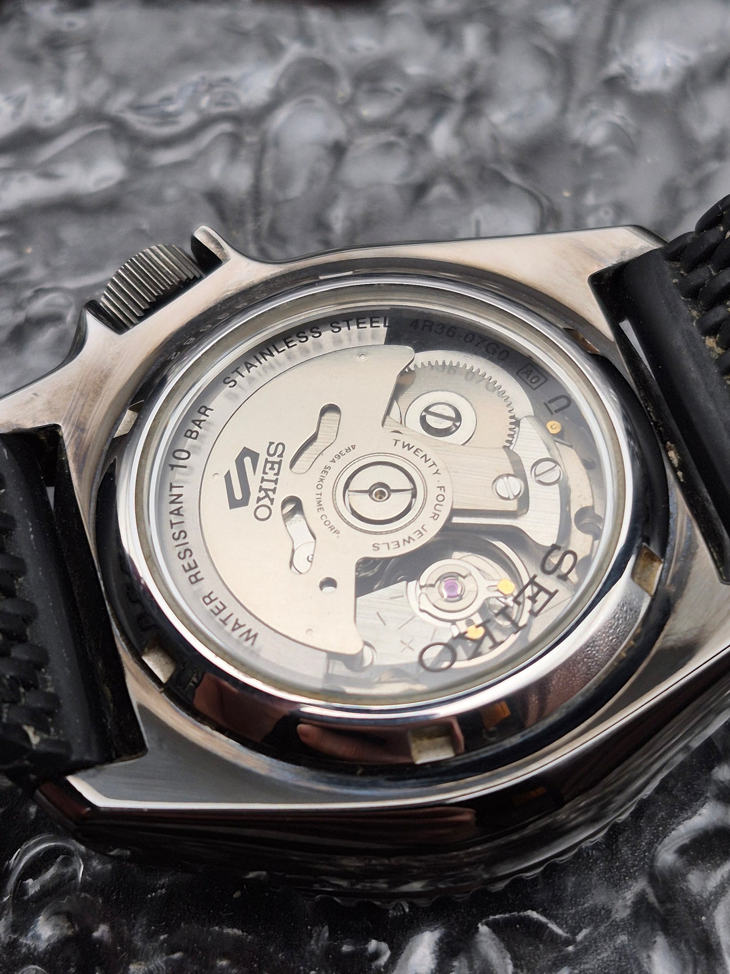 Seiko 5 Sports Ref. SRPD65K1 - 4R36-07G0 Black Case Automatic
