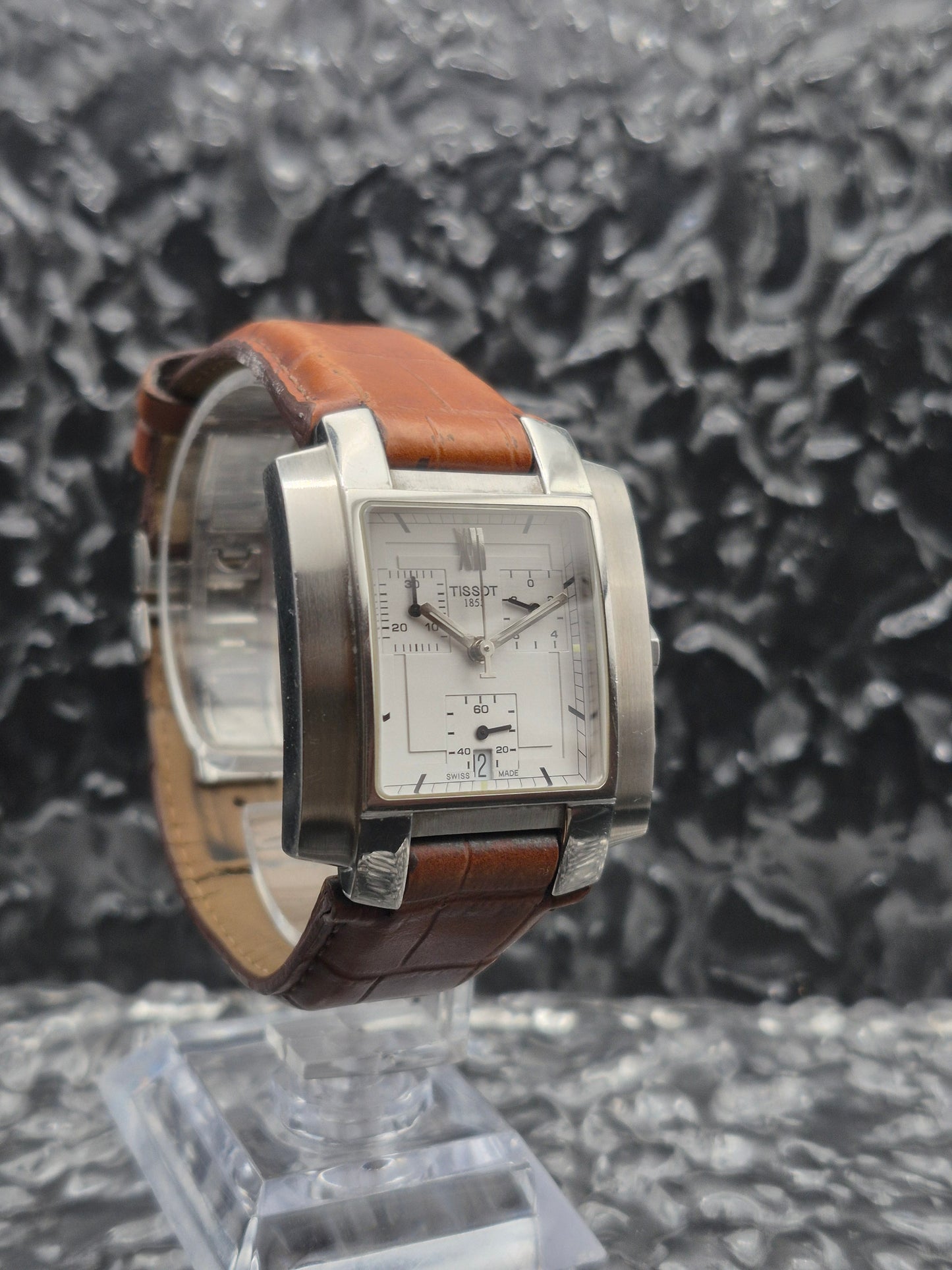 Tissot 1853 Quartz Chronograph Ref. L875/975K White Dial Swiss Made