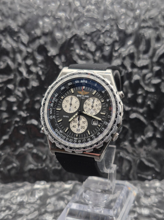 Breitling Jupiter Pilot Ref. A59028 Quartz Panda Dial - With Papers And Bracelet