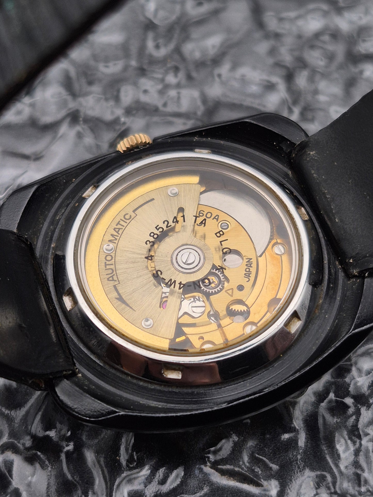 Citizen Skeleton Automatic Watch Ref. 4-385241 Black Case