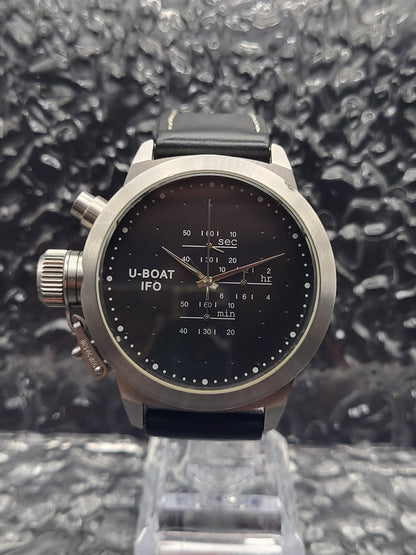U-Boat IFO Nero Chronograph - Ref. U-0048 - Limited Edition - Black Edition - Red Robin Watches