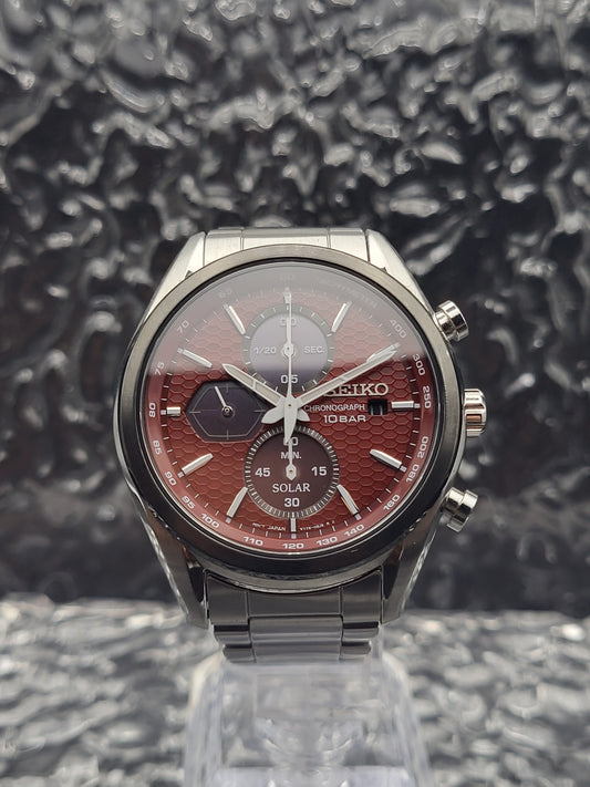 Seiko SSC771P1 - V176-0BH0 - Solar - Full Set - Red Robin Watches