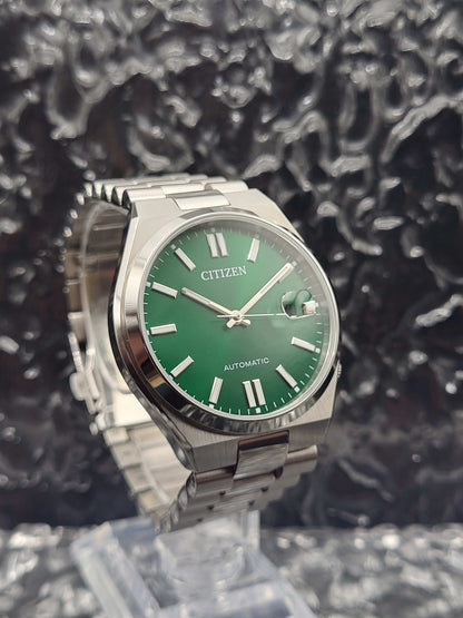 Citizen Tsuyosa NJ0150-81X - Groen - Automaat - Full Set - Red Robin Watches