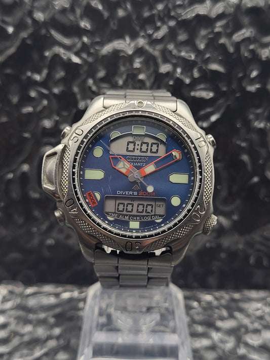 Citizen C500-S71254 Aqualand Promaster - Ana Digi - Red Robin Watches