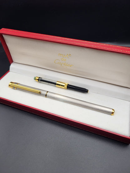 Must de Cartier Santos - Fountain Pen - Met Doos - Red Robin Watches