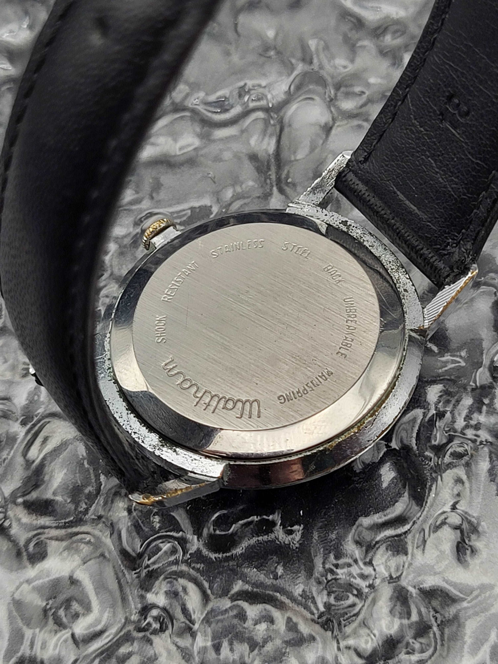 Waltham Sub Second - Handwinder - Sunburst - Red Robin Watches