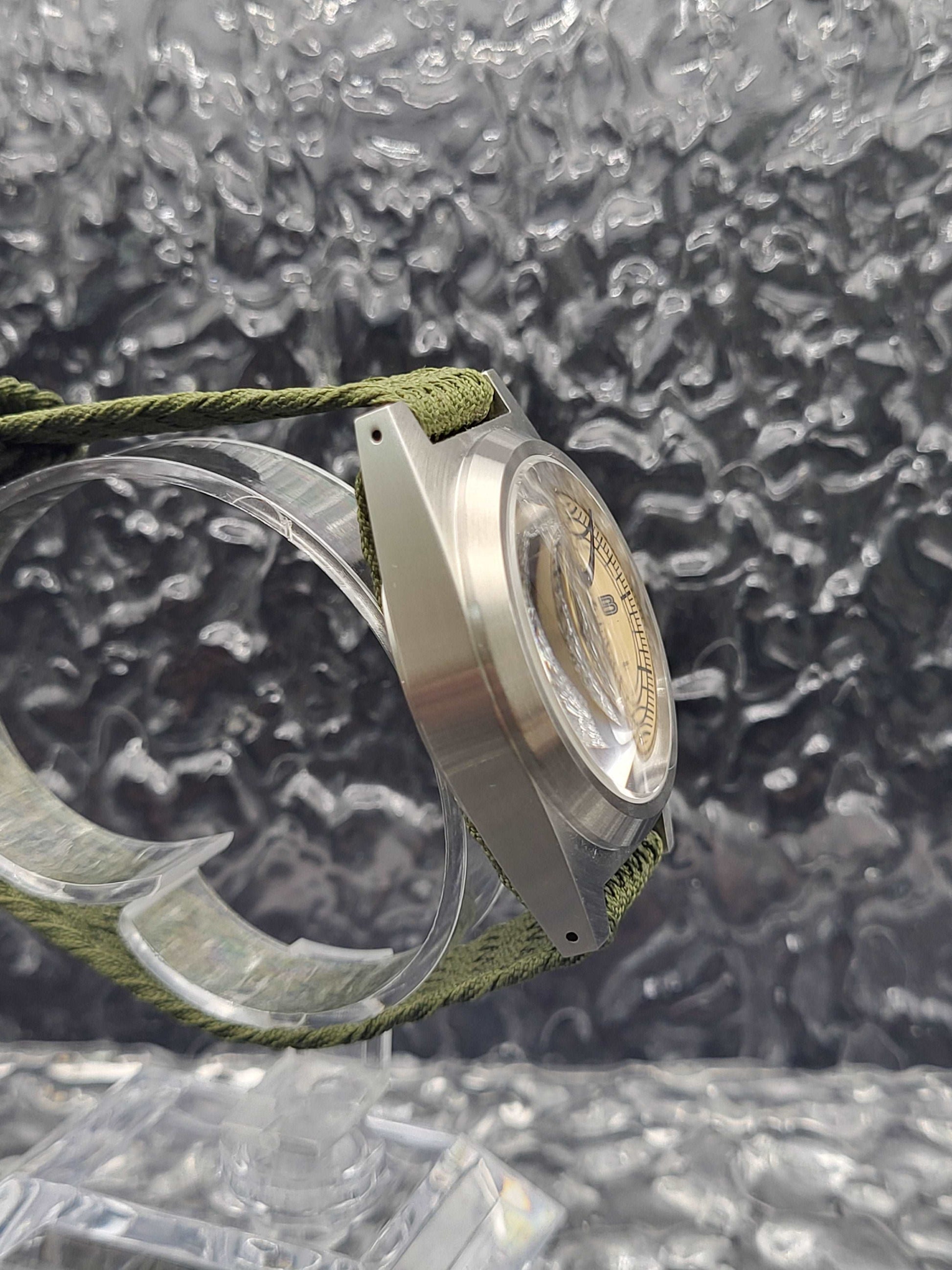 Custom Horloge Mod - Solo Uurwijzer - Automaat - NH35 Uurwerk