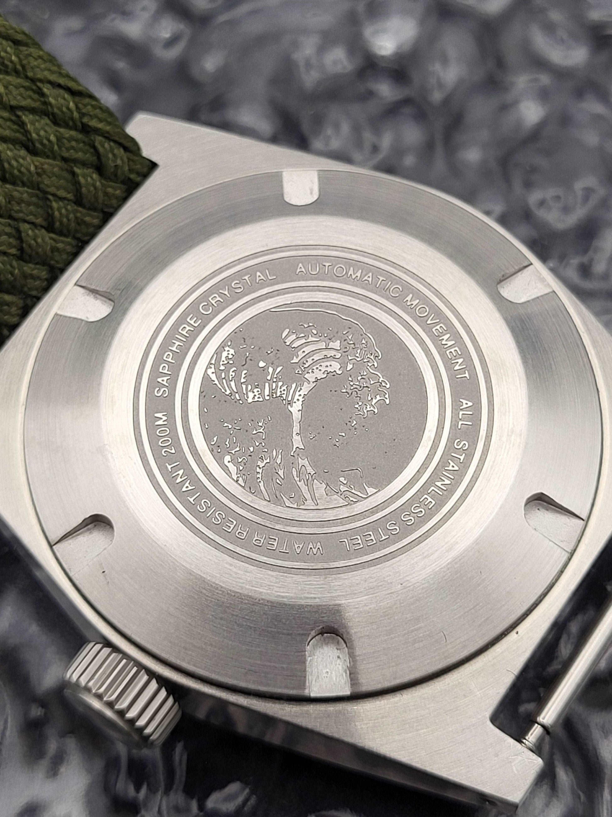 Custom Horloge Mod - Solo Uurwijzer - Automaat - NH35 Uurwerk
