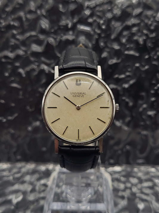 Universal Genève Ultra Thin - Ref. 842109 - Linen Dial - Manual