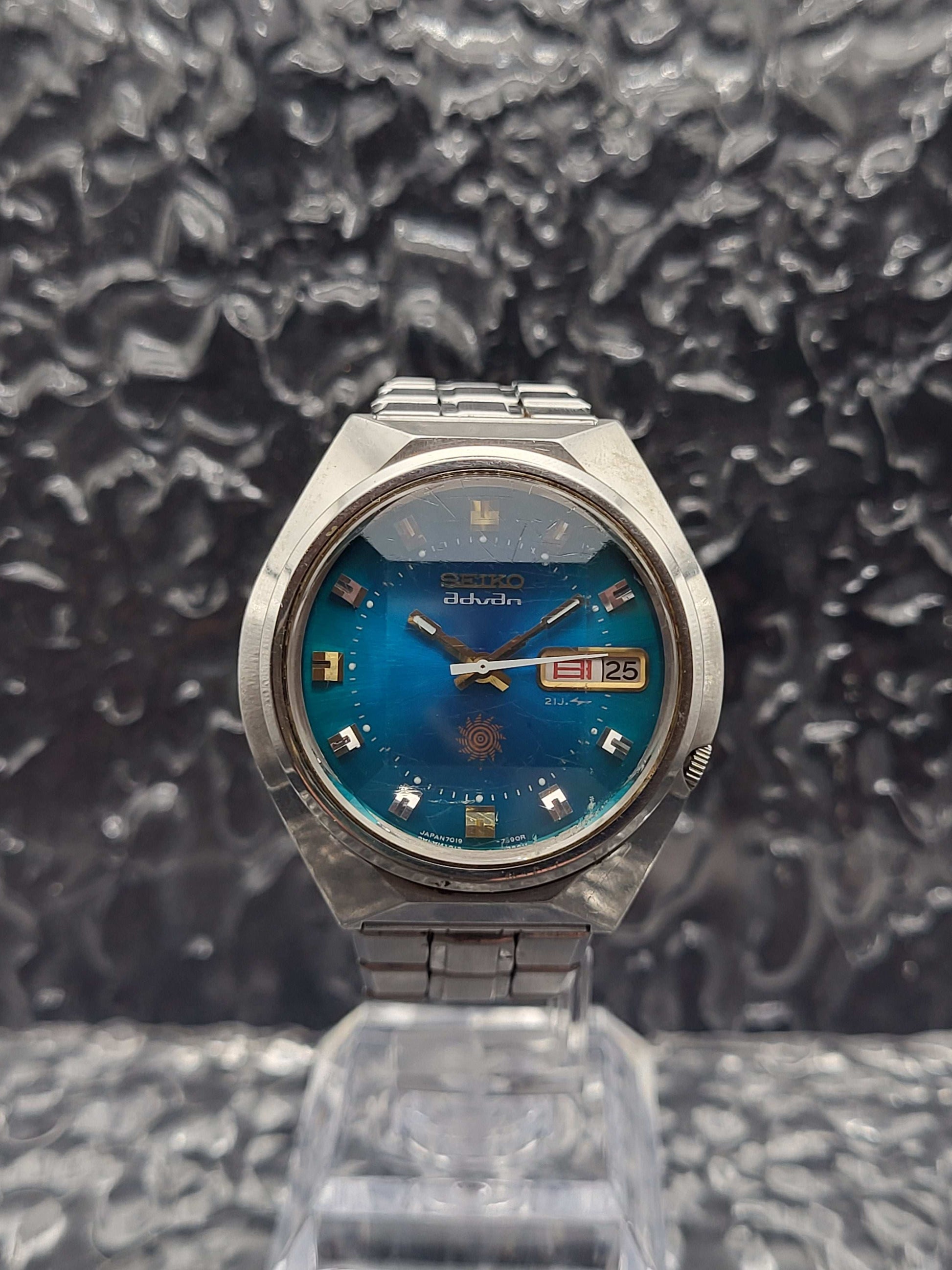 Seiko Advan - Ref. 7019-7290 - Facet Kristal - Originele Band