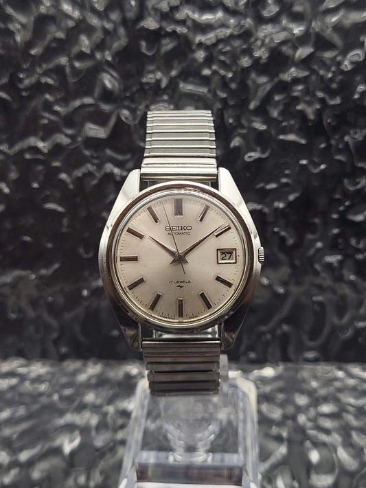 Seiko Automaat - Ref. 7005-8000 - Zilveren Sunburst - Datum