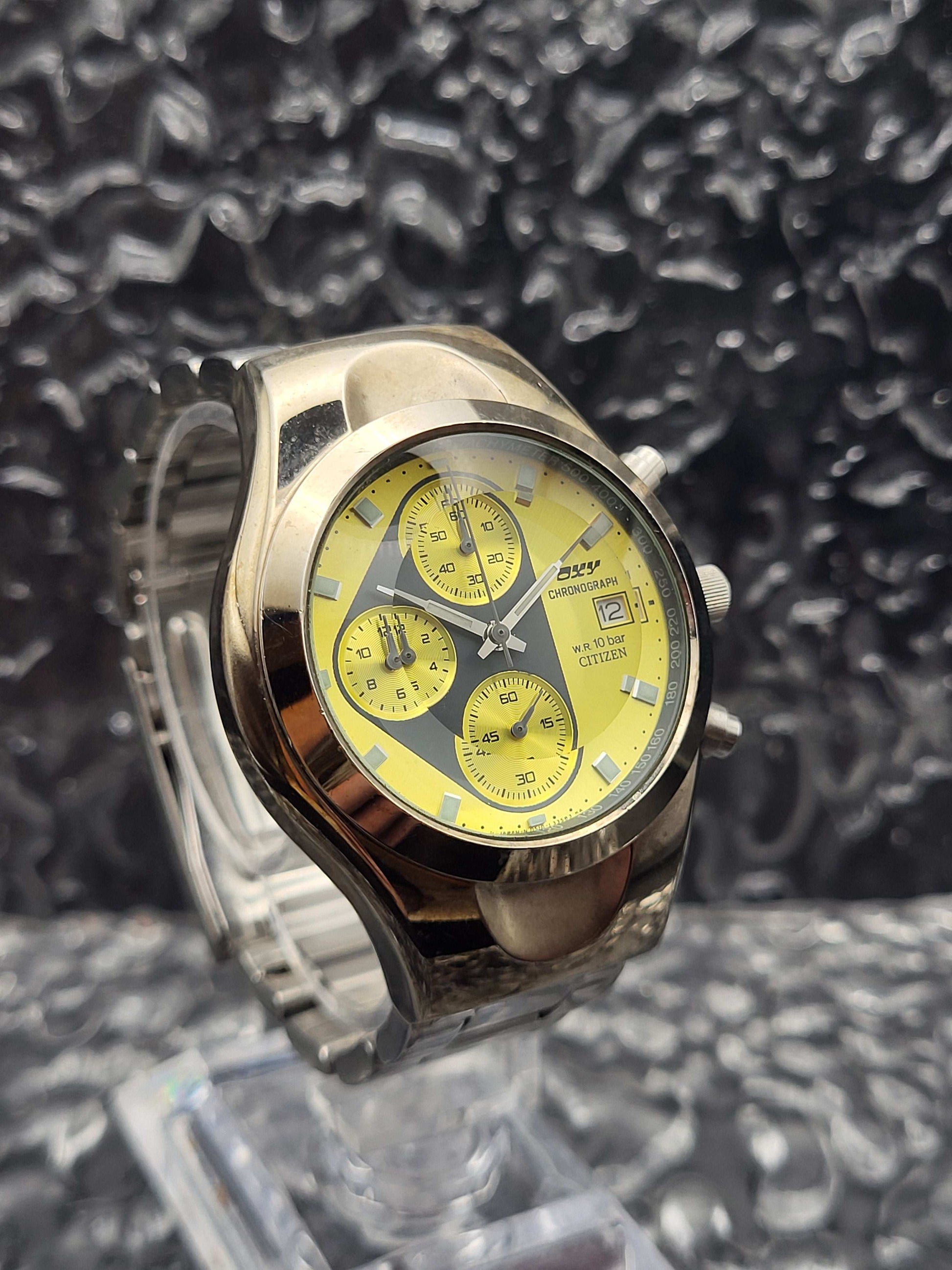 Citizen Oxy Chronograaf - Ref. 0510-L16631 - Facet Kristal