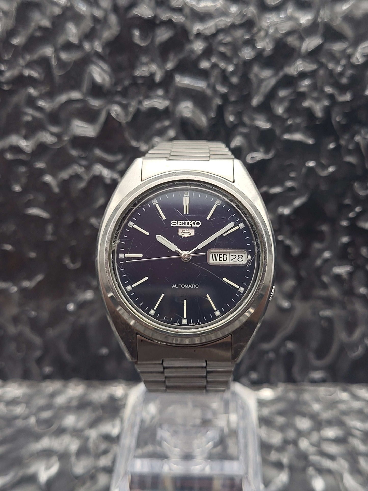 Seiko 5 - Ref. 7S26-3040 - Donkerblauw - Automaat