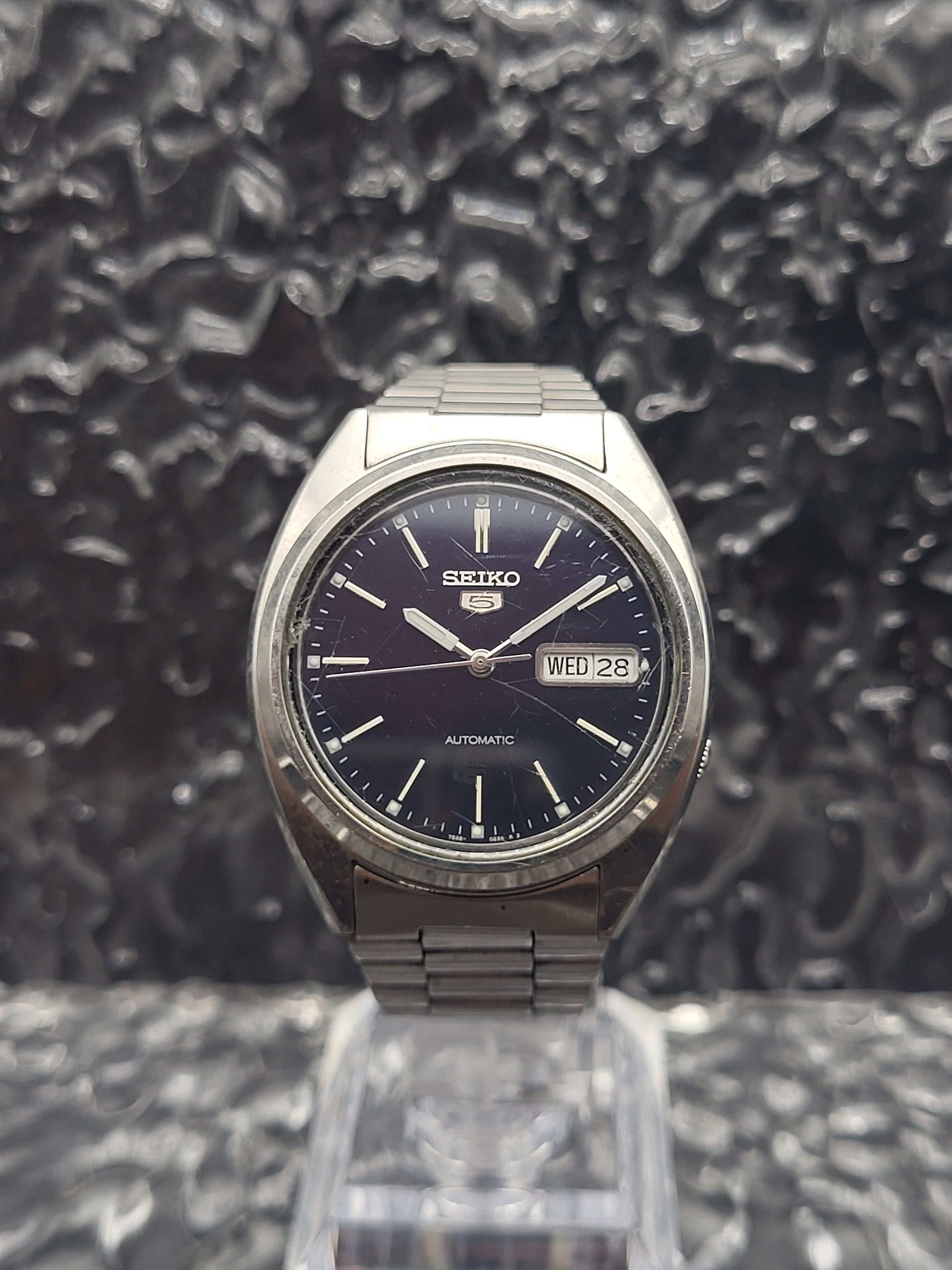 Seiko 5 - Ref. 7S26-3040 - Donkerblauw - Automaat