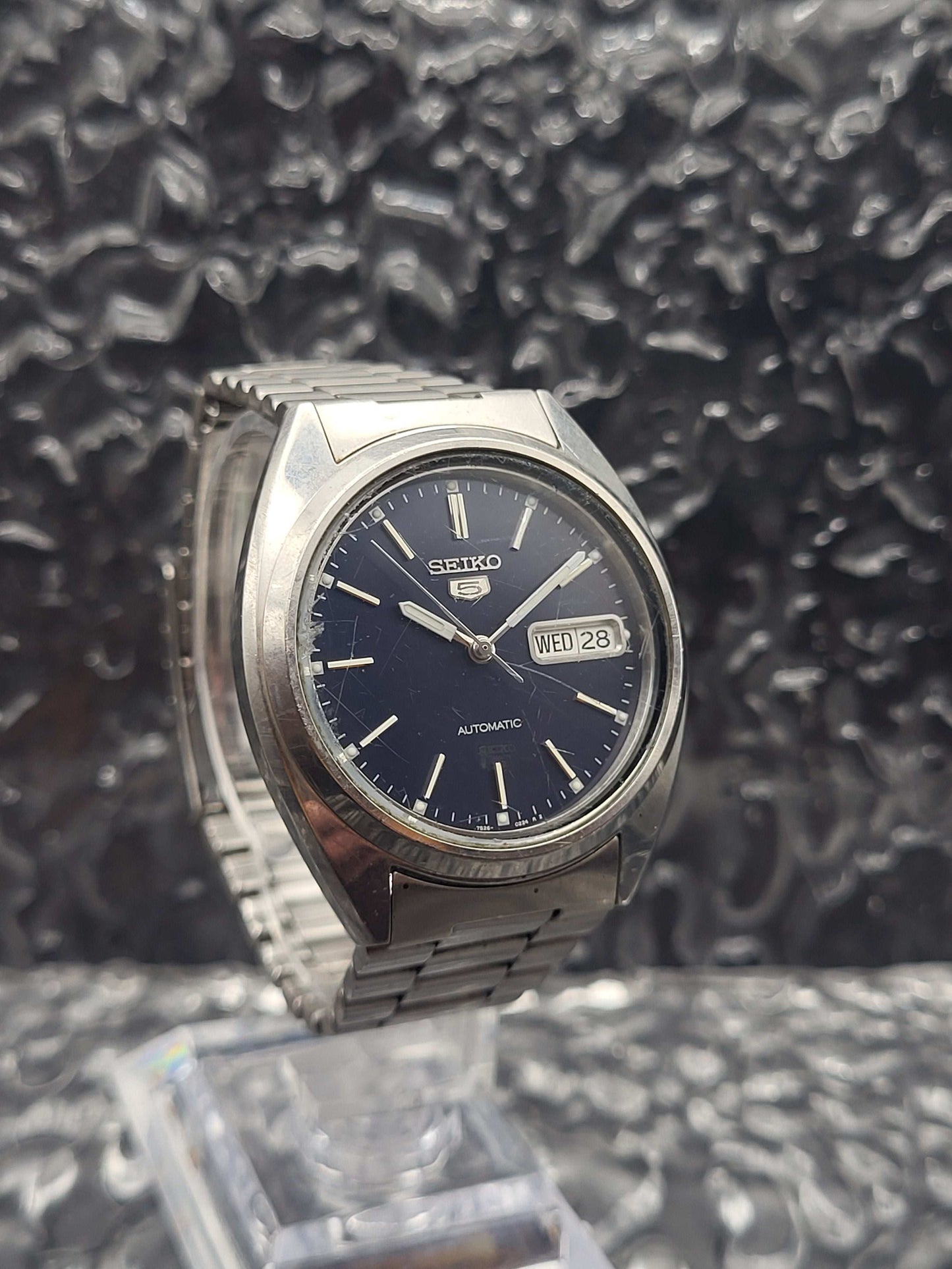 Seiko 5 - Ref. 7S26-3040 - Donkerblauw - Automaat