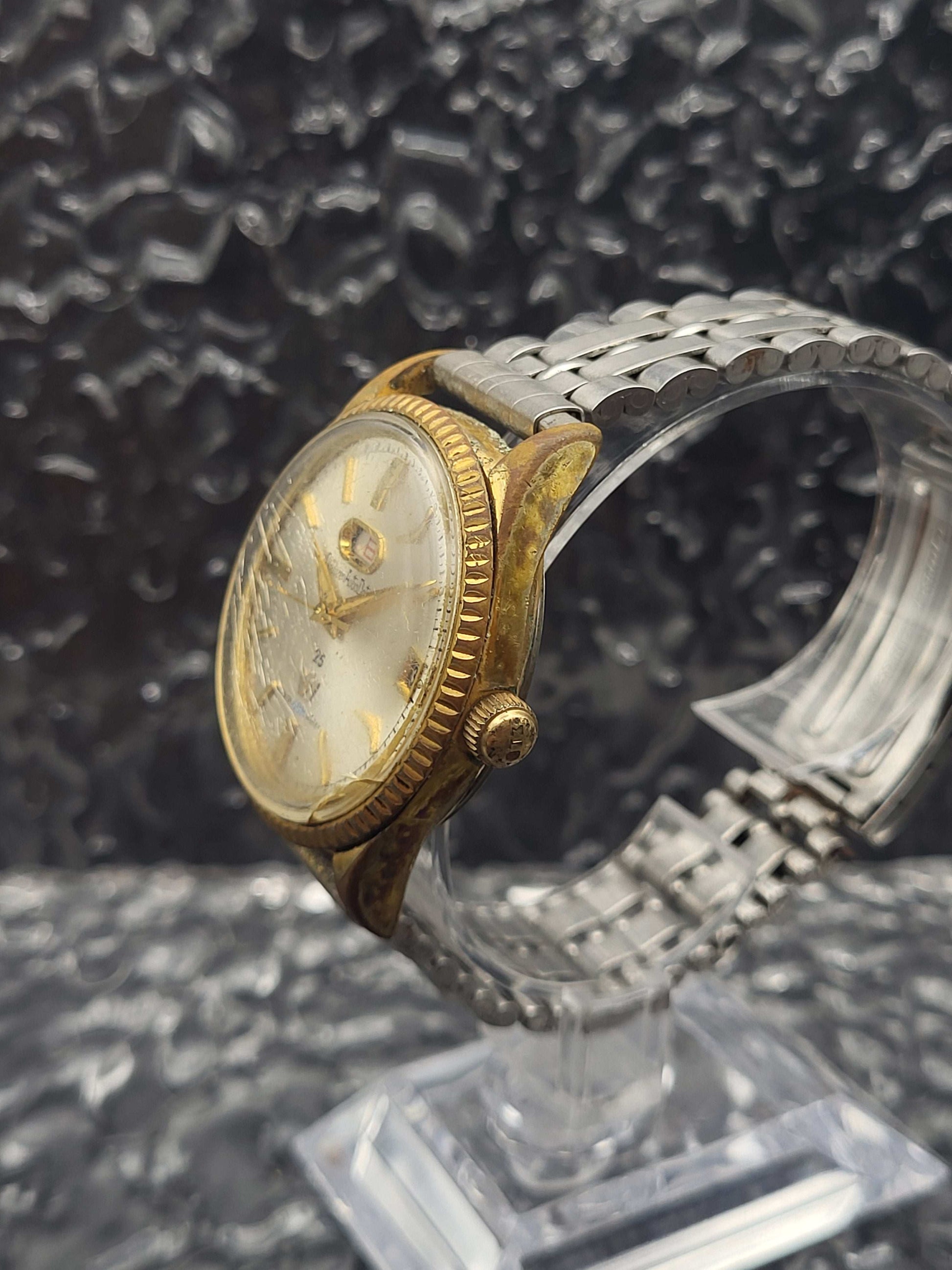 Citizen Autodater - Ref. 51302 - Automaat - Kanji Dag Datum - Goudkleurig