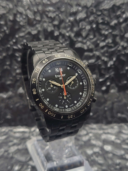 Traser H3 Classic Chronograph - Ref. T4004.357.37.01 - Black PVD - Quartz