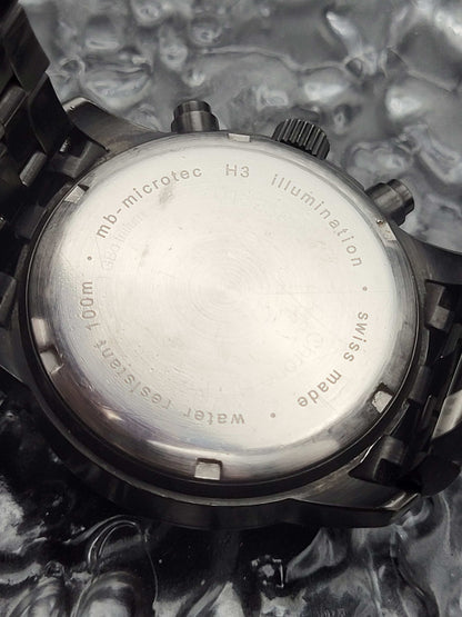 Traser H3 Classic Chronograph - Ref. T4004.357.37.01 - Black PVD - Quartz