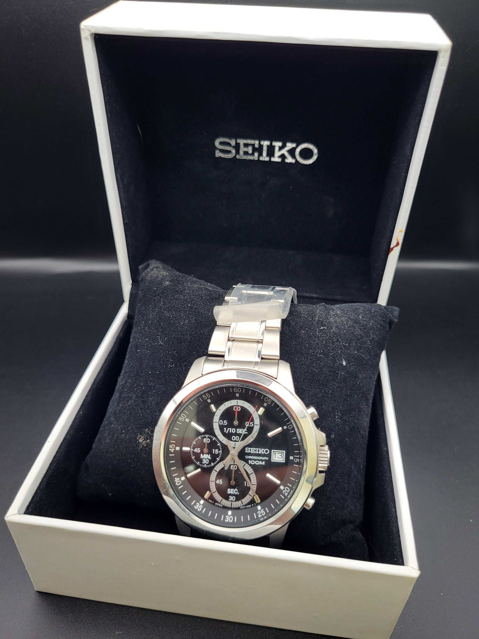 Seiko Chronograph - Ref. 4T57-00C0 - Quartz - Black Dial