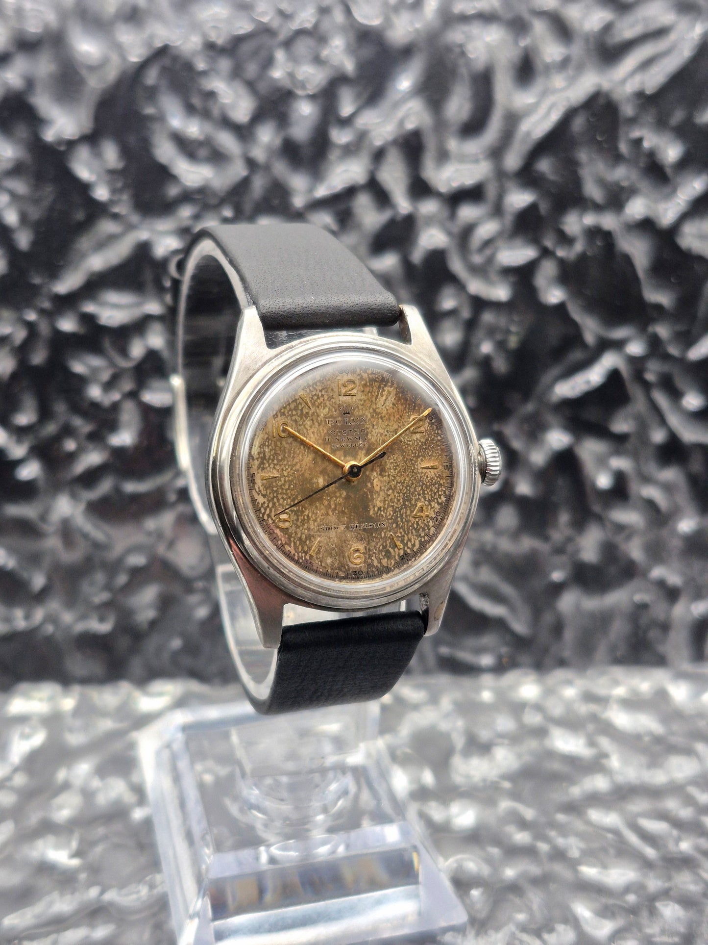 Rolex Oyster Double Signed Tropical Dial Ref. 4444 Manual - Red Robin Watches