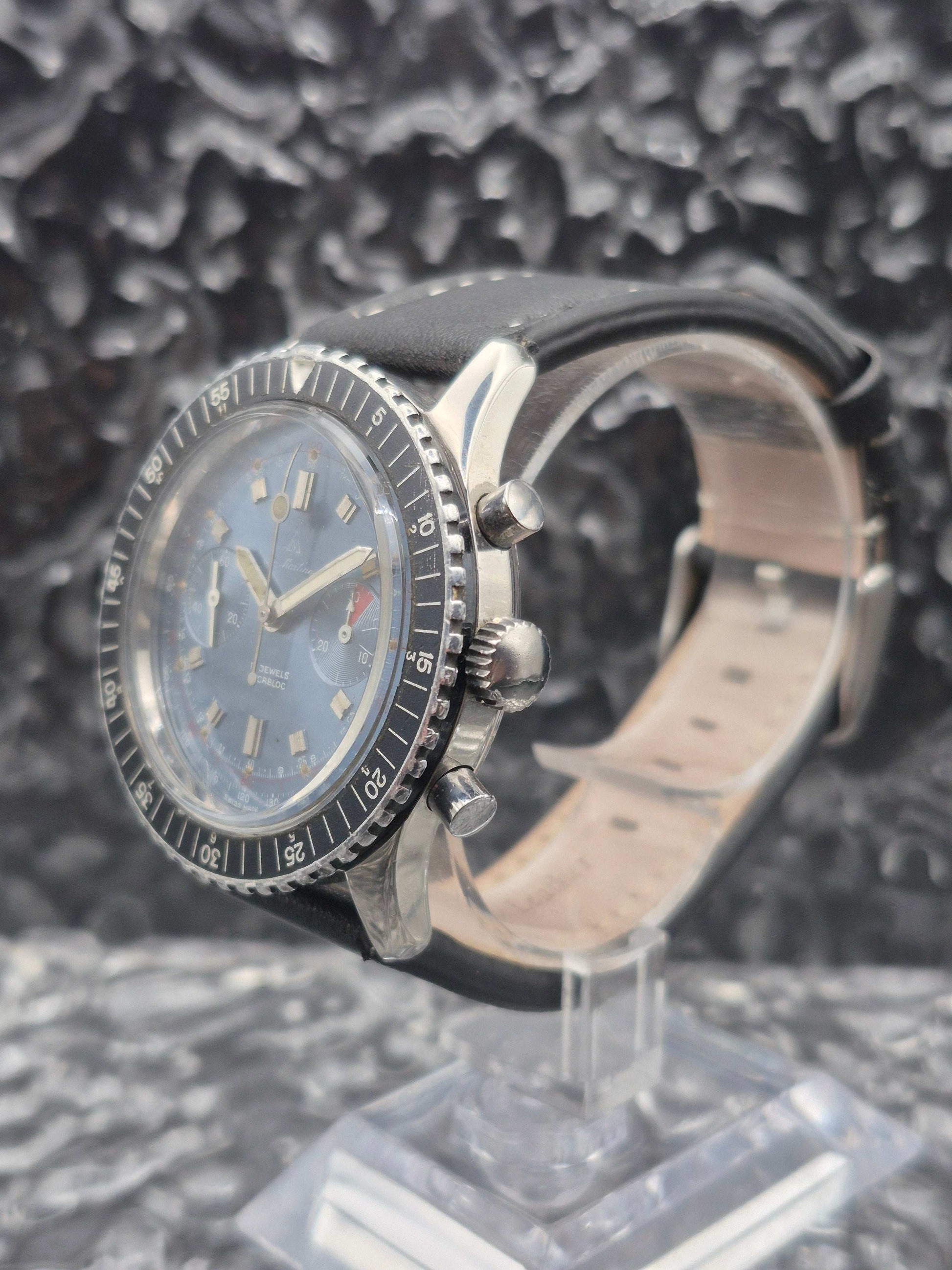 La Martine Chronograph Ref. 1382 Landeron 248 Movement