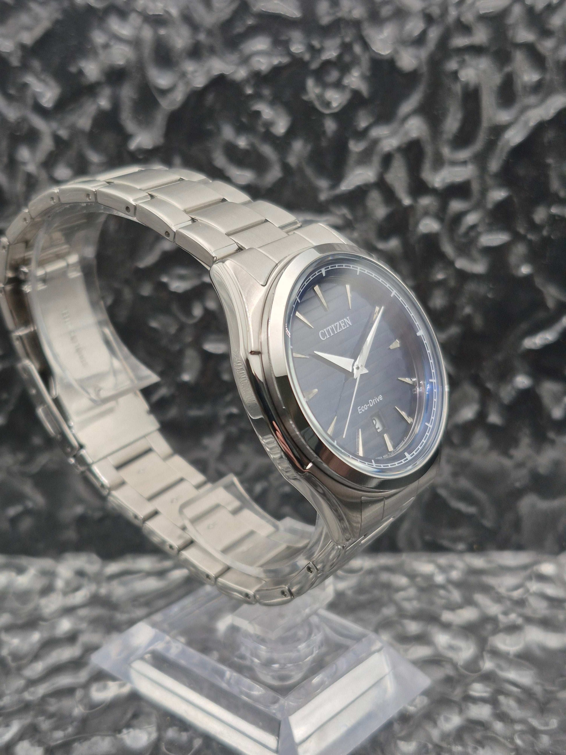 Citizen Eco-Drive Blue Dial Ref. AW1750-85L Full Set - Red Robin Watches