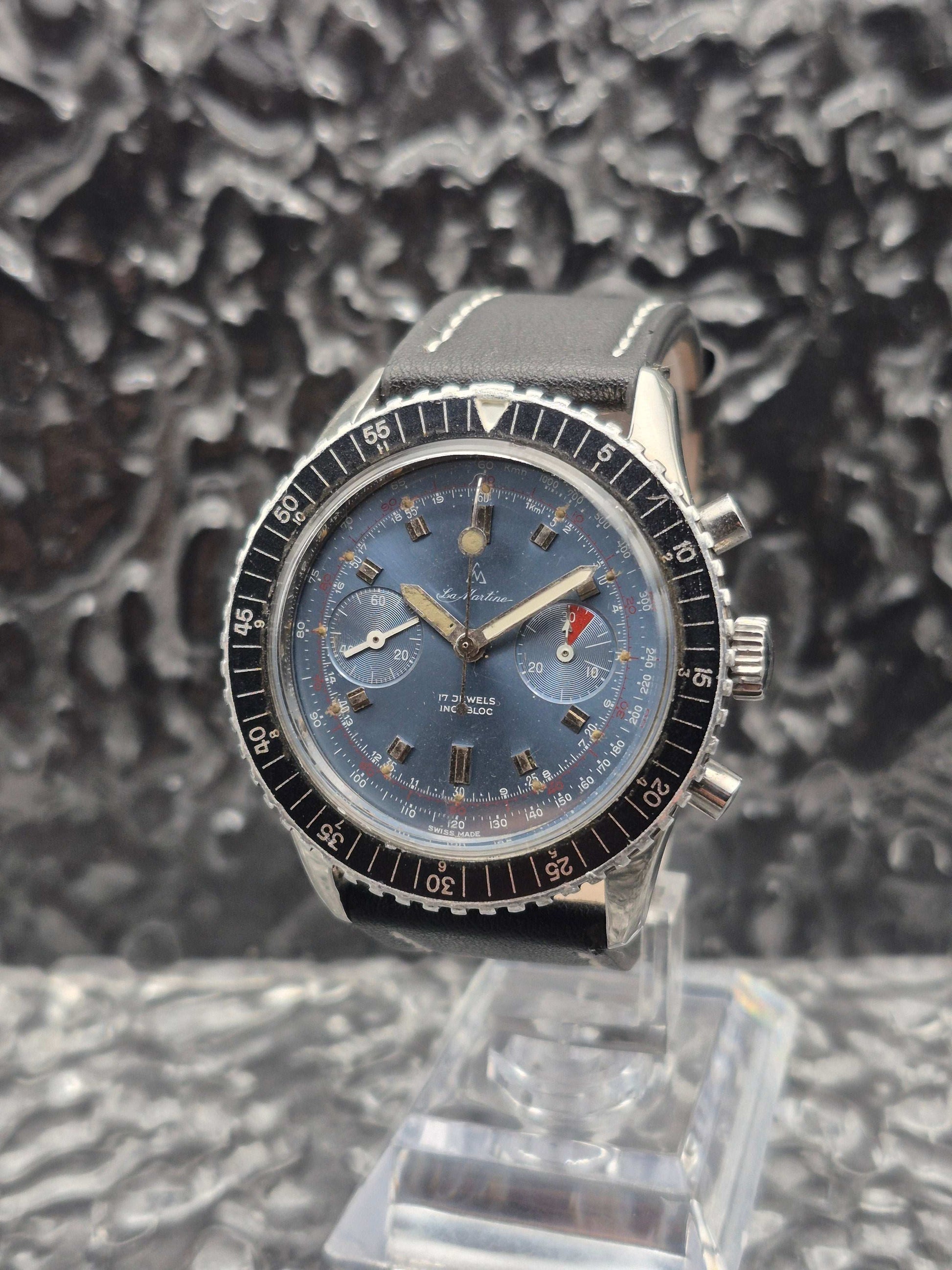 La Martine Chronograph Ref. 1382 Landeron 248 Movement