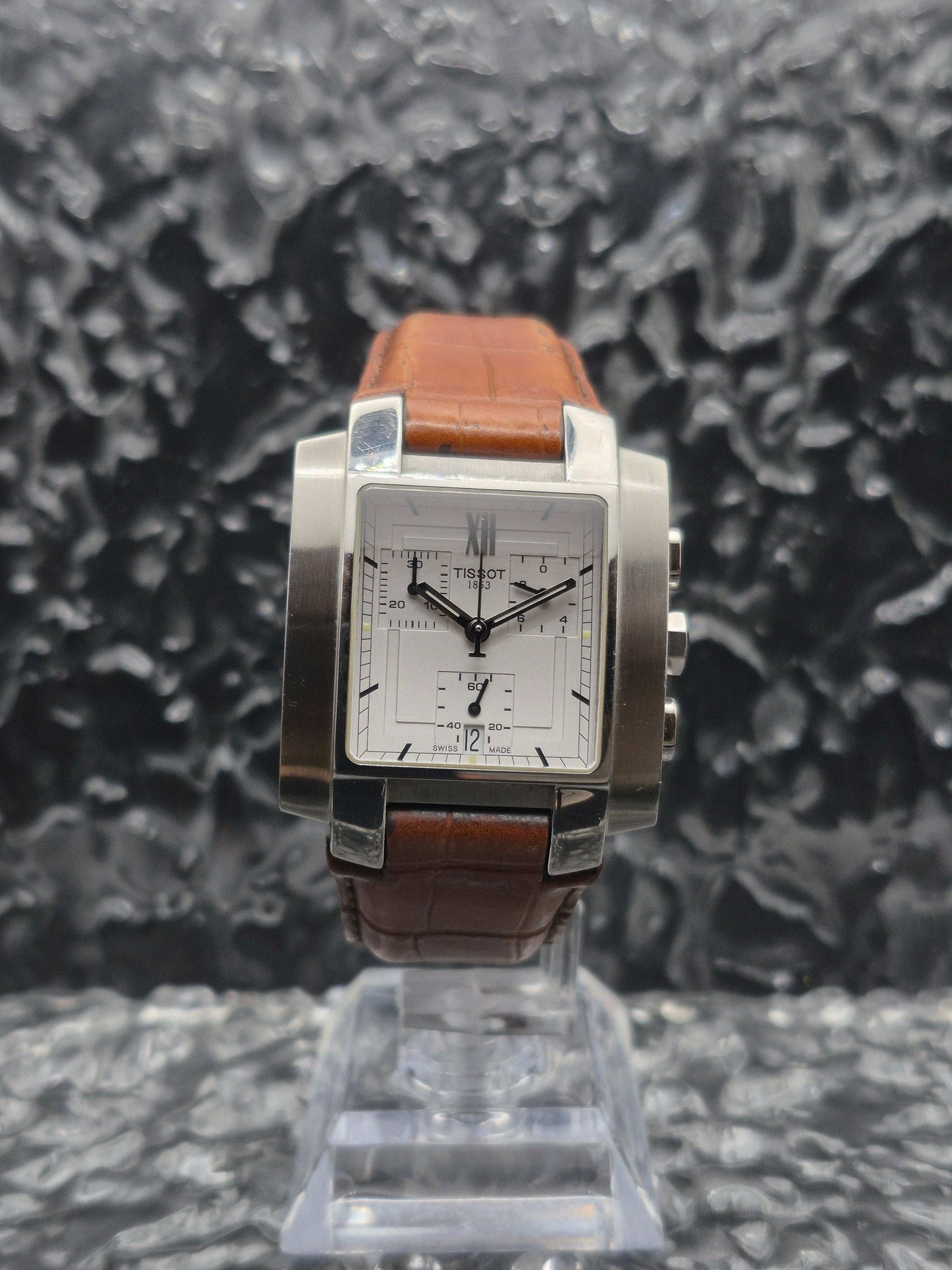 Tissot 1853 Quartz Chronograph Ref. L875/975K White Dial Swiss Made - Red Robin Watches