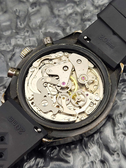 Meister Anker Chronograph - Cal. Valjoux 7733 - Black PVD Case