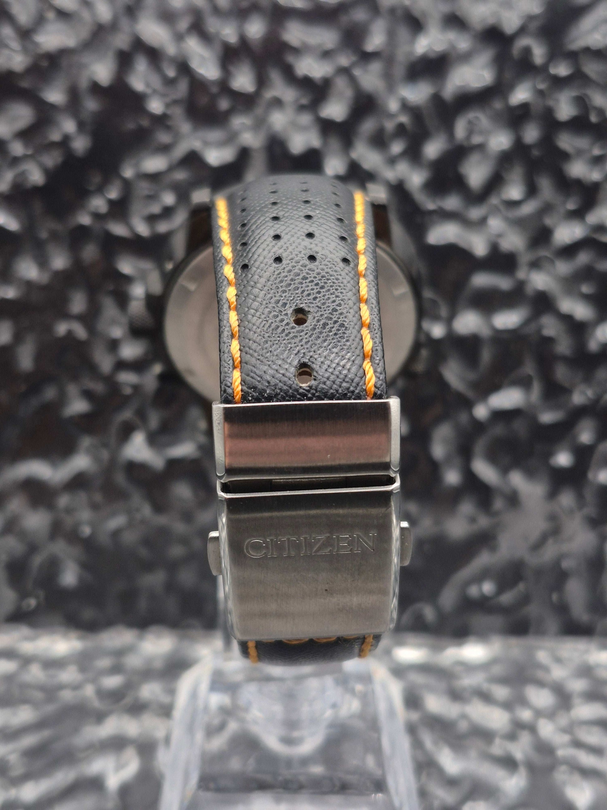 Citizen Eco-Drive Radio Controlled Ref. AS2025-09E Full Set Black PVD - Red Robin Watches