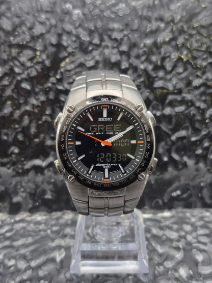 Seiko Sportura Ana-Digi Ref. H023-00C0 Multifunctional Quartz Boxed - Red Robin Watches