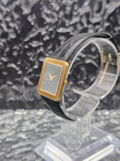 Piaget Protocole Onyx Black Dial Ref. 4154 Solid Gold - Original Buckle