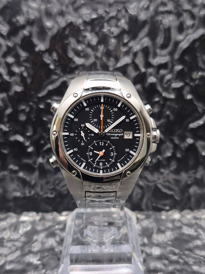 Seiko Sportura Chronograph Ref. 7T32-6N00 Sapphire Crystal - Red Robin Watches