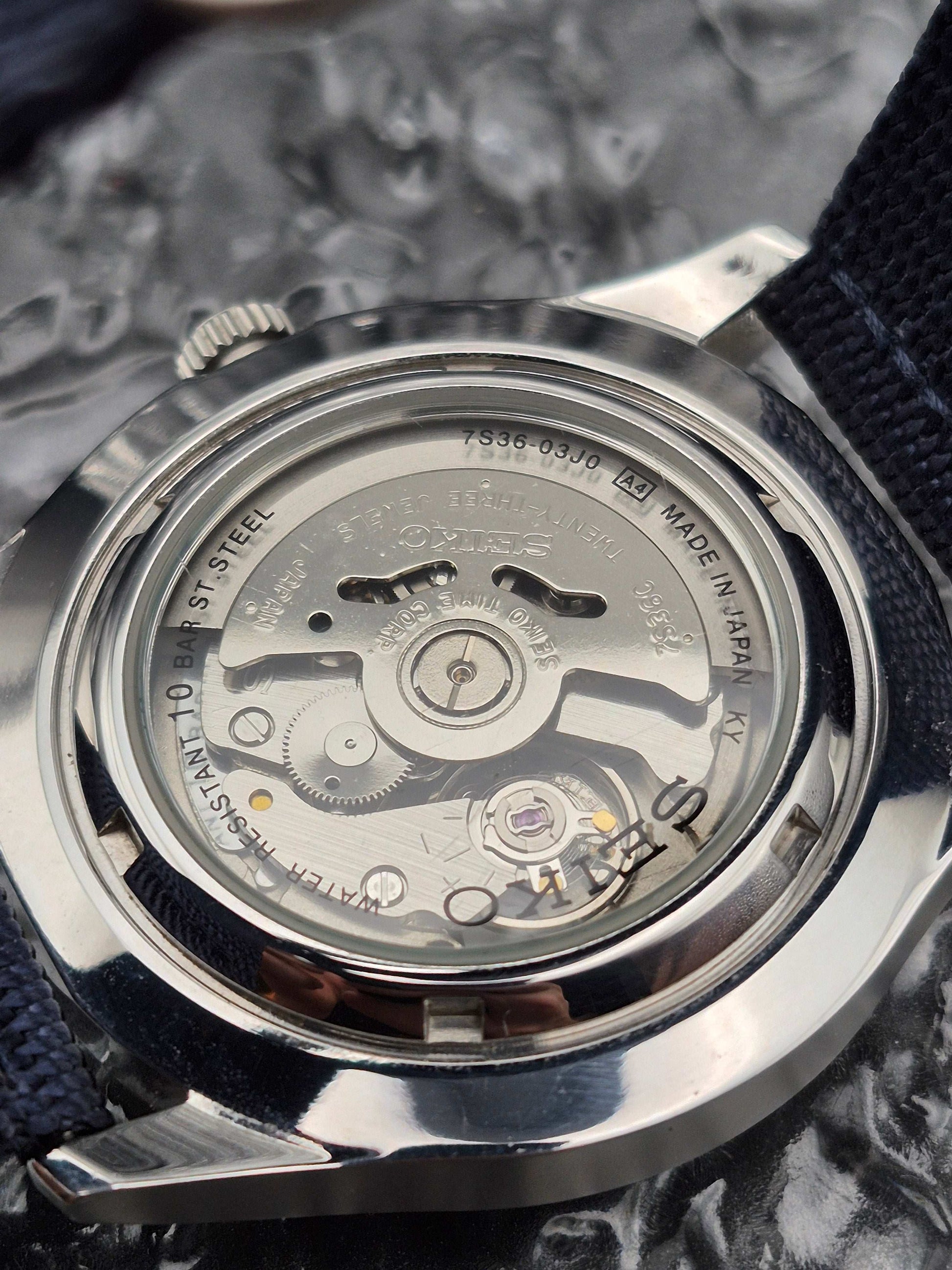 Seiko 5 Sports Ref. 7S36-03J0 SNZG11J1 Automatic Military Watch