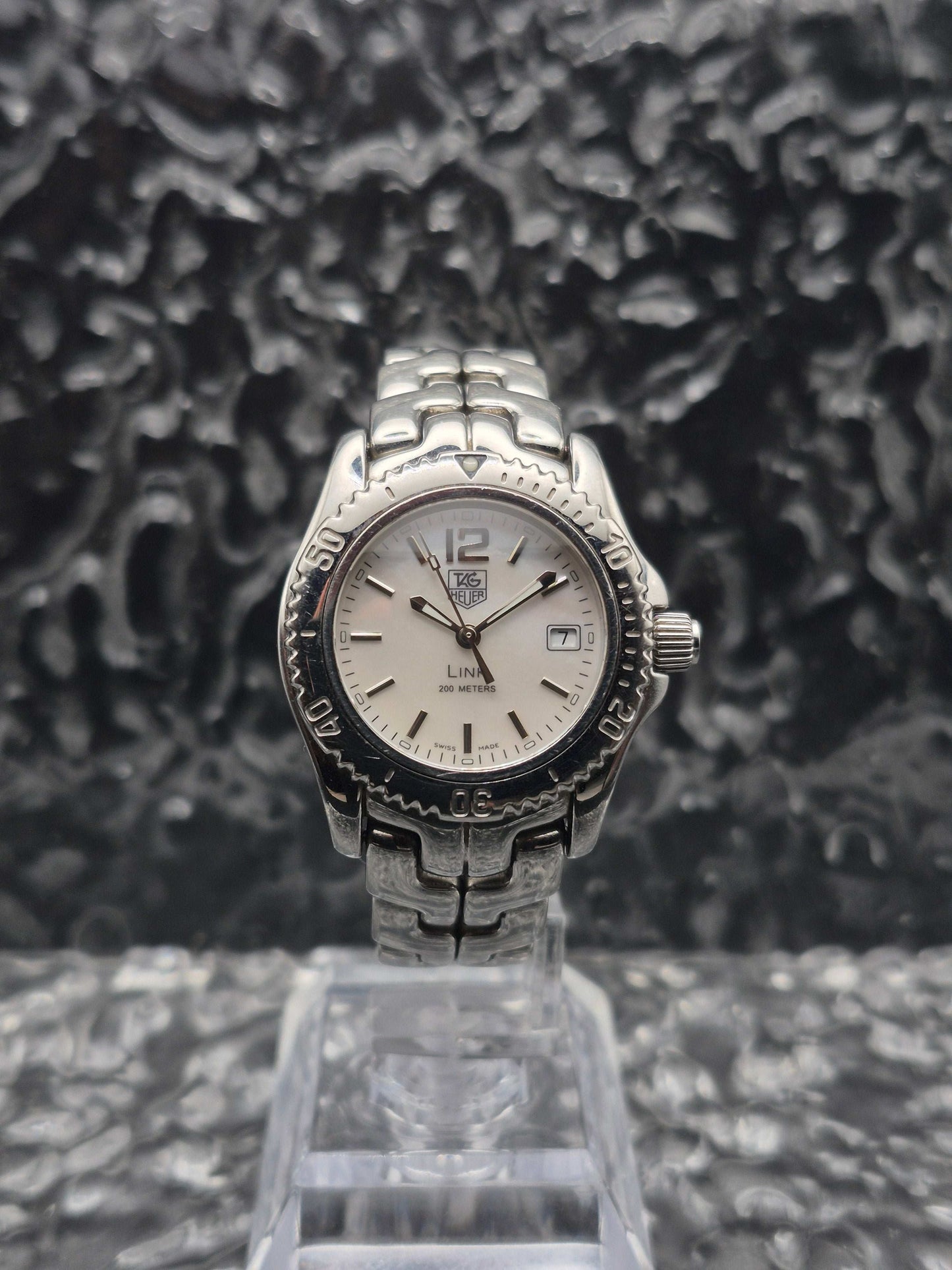 Tag Heuer Link Ref. WT1315 Mother Of Pearl Quartz Date Ladies - Red Robin Watches