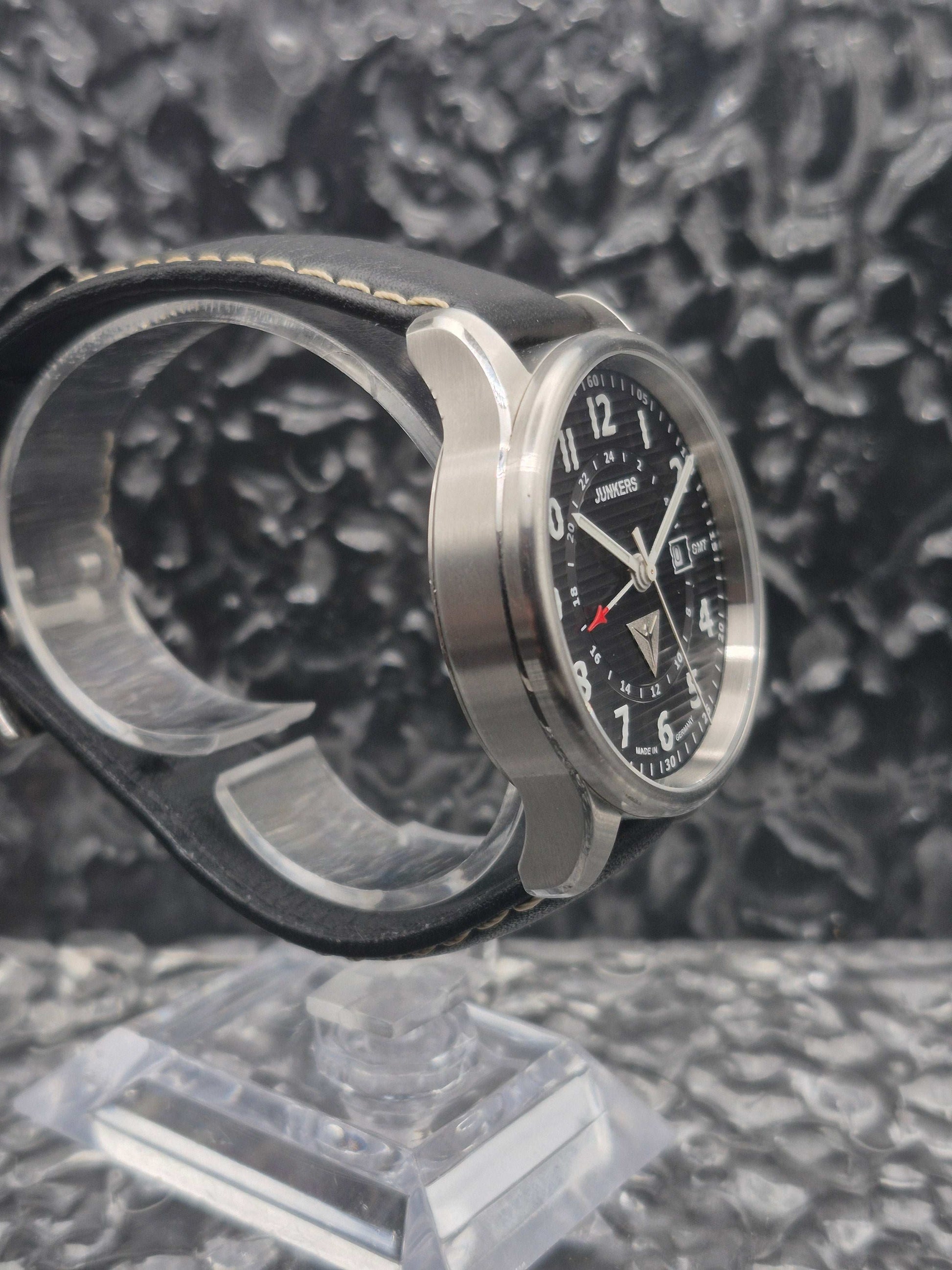 Junkers GMT Tante JU 52 Ref. 6848-2 Full Set Quartz - Red Robin Watches