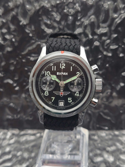 Poljot Buran Chronograph - Cal. 3133 - Men's Flyback Chronograph