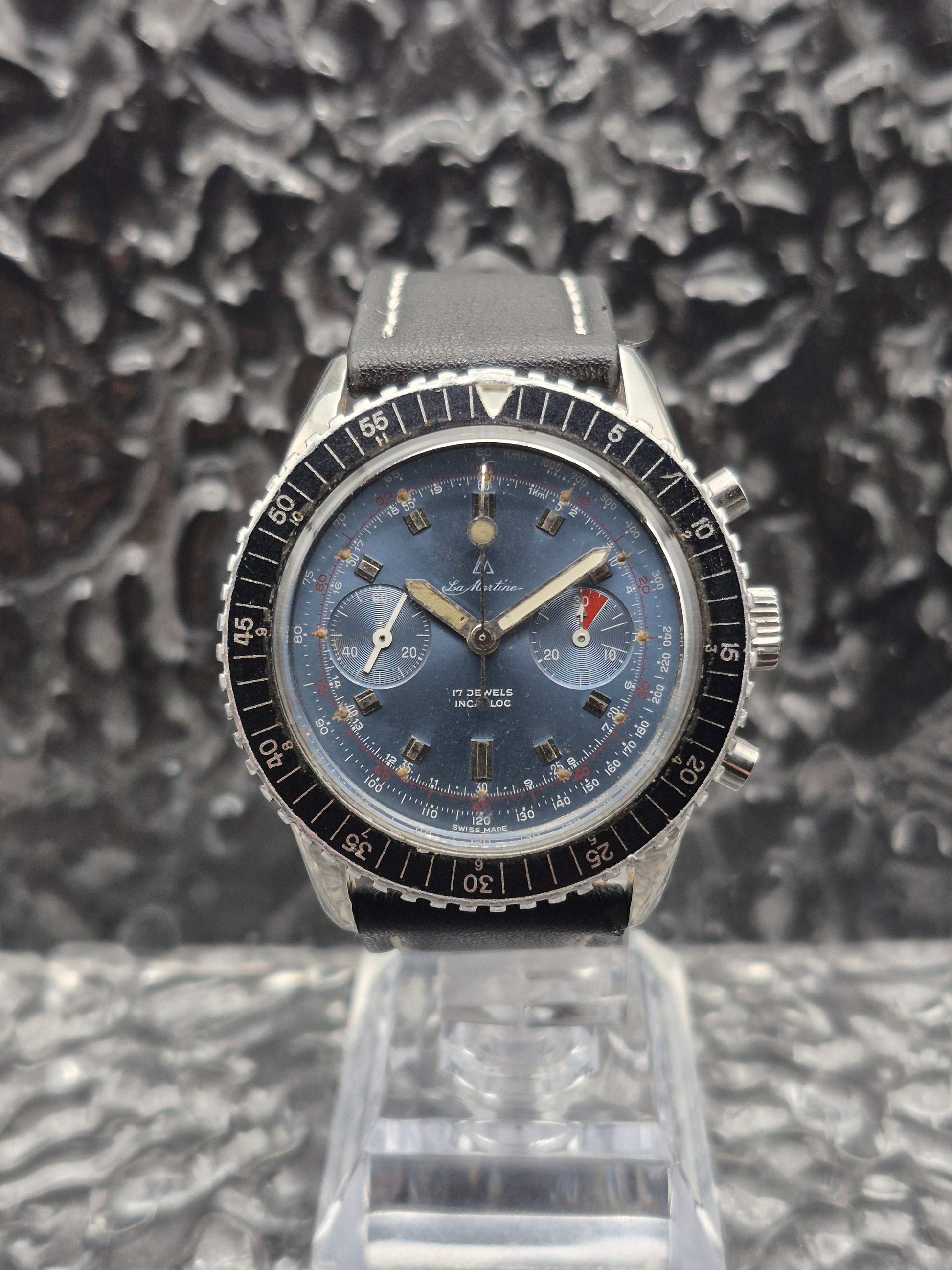 La Martine Chronograph Ref. 1382 Landeron 248 Movement