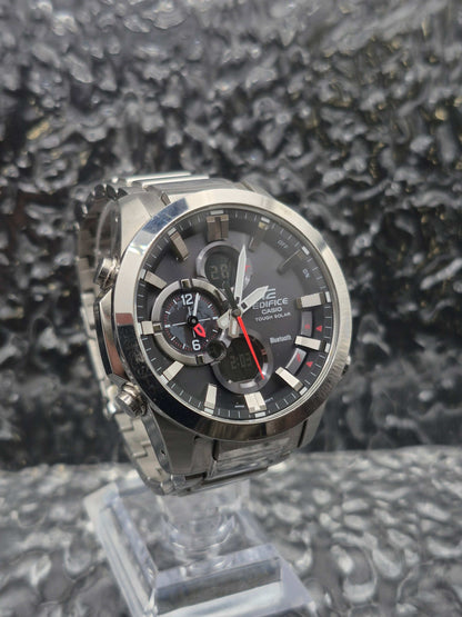 Casio Edifice Tough Solar Ref. ECB-500 Ana-Digi Bluetooth Men's - Red Robin Watches