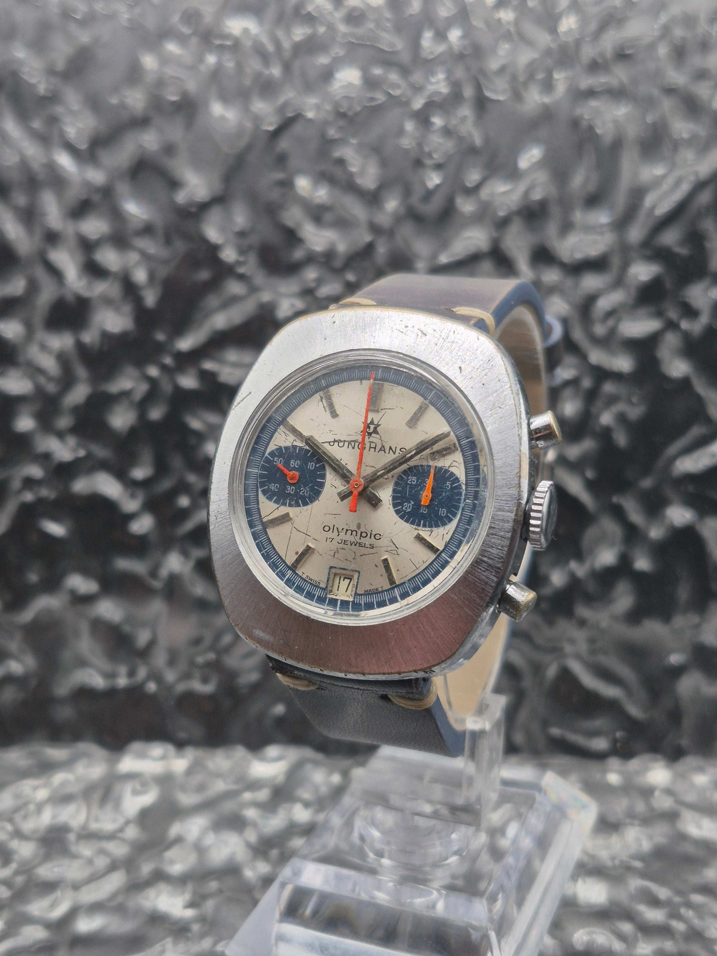 Junghans Olympic Blue Panda Cal. 688.10 - Red Robin Watches