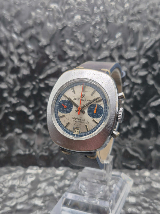 Junghans Olympic Blue Panda Cal. 688.10 - Red Robin Watches